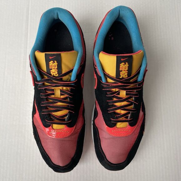 Nike Air Max 1 SE NYC New York Chinatown Shoes (2019) CU6645-001 Men’s Size 11 - Picture 4 of 16